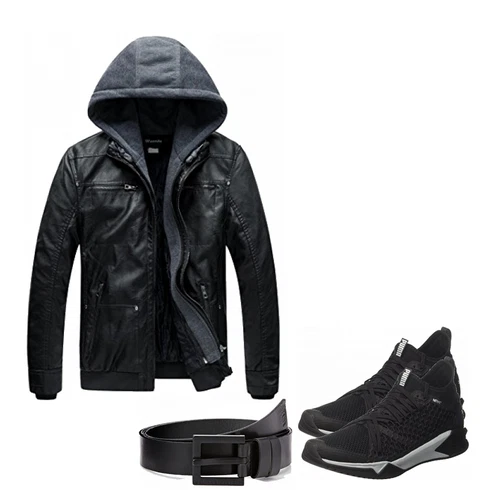 Blau Jacke Winter Parka Wantdo kombinieren