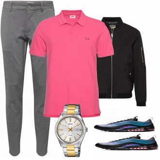 Outfit mit Blau Sneaker Nike "mode junge mnner"