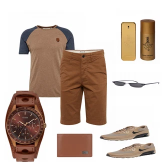 Outfit mit Beige Sneaker Nike "MSNND"