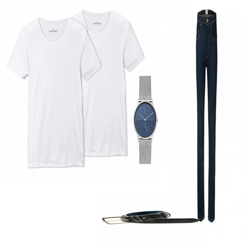 Grau Uhr Skagen kombinieren