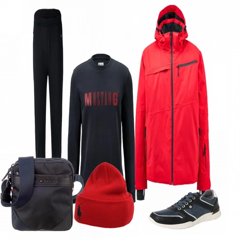 Rot Accessoire Hut Polo Ralph Lauren kombinieren