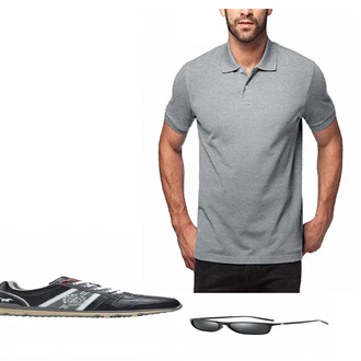Outfit mit Grau Hausschuh Bonprix "Mustang sneaker"