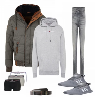 Outfit mit Schwarz Unterhose Tommy Hilfiger "Naketano"
