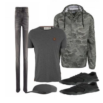 Outfit mit Grün Columbia "NAKETANO"