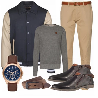 Outfit mit Braun Stiefel Ara "NAKETANO"
