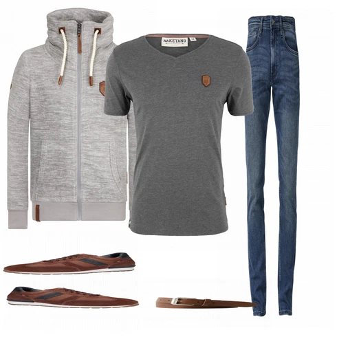 Rot Schuh Sneaker Fretz Men kombinieren