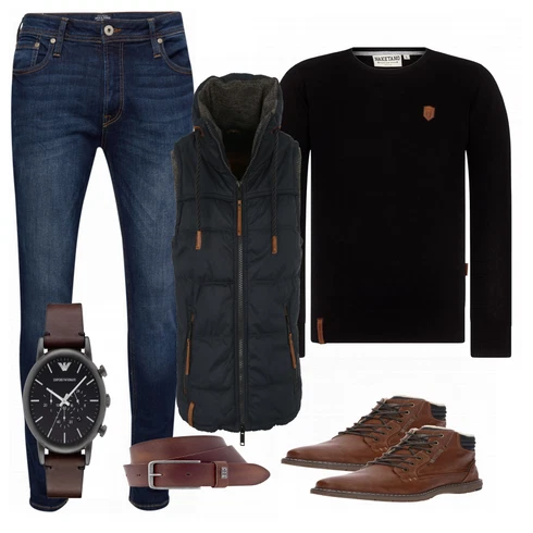 Rot Accessoire Gürtel Tom Tailor Denim kombinieren