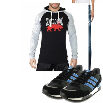 Outfit mit Blau Replay "nekinoviklinci"