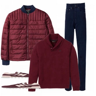 Outfit mit Rosa Sneaker New Balance "New Balance"