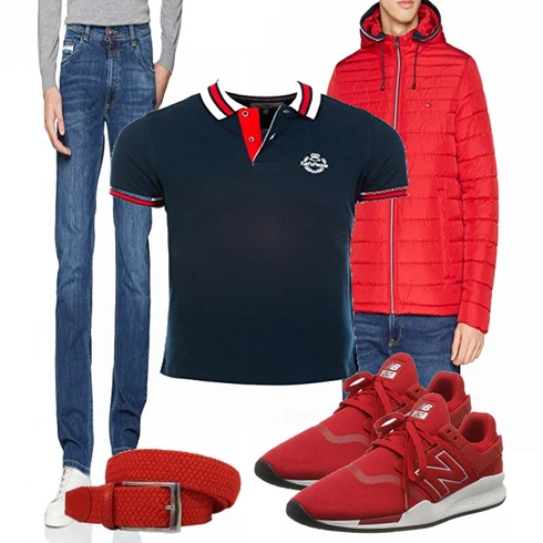 Rot Trachtenmode New Balance kombinieren