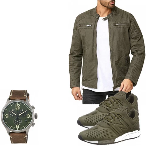 Grün Trachtenmode New Balance kombinieren
