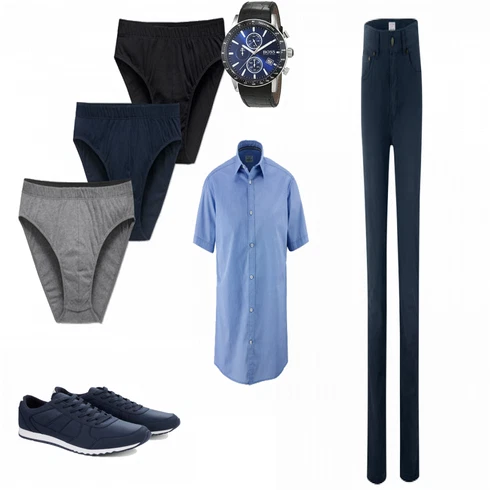 Blau Unterhose Tchibo kombinieren mit Blau Unterwäsche Unterhose Tchibo