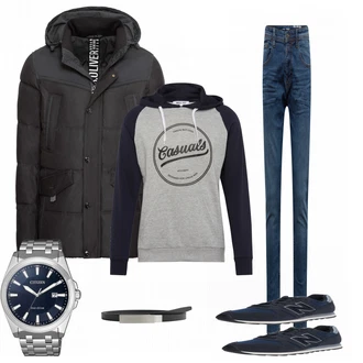 Outfit mit Blau Sneaker New Balance "NewBalance"