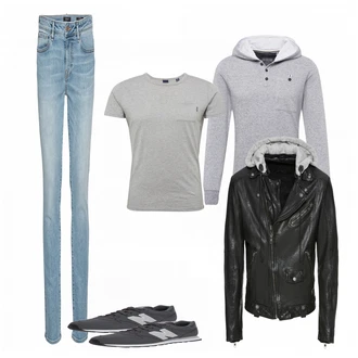 Outfit mit Schwarz Sneaker/Leder Sneaker New Balance "NewBalance2019"