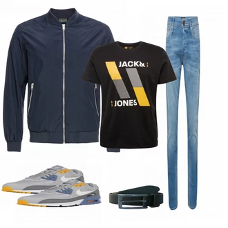 Outfit mit Blau Sneaker Nike "Nike Air Max"