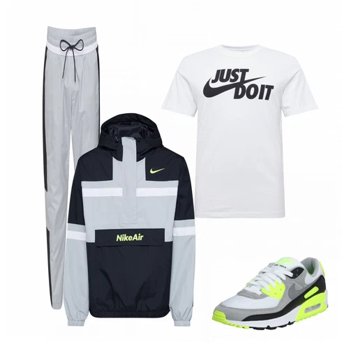 Blau/Grau Nike Sportswear, Grau Sportschuh Nike Sportswear kombinieren
