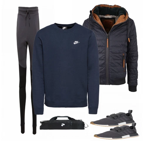 Blau Sportschuh Adidas Originals kombinieren