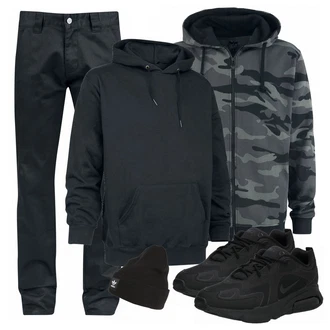 Outfit mit Blau Unkategorisiert Fruit Of The Loom "Nike New"