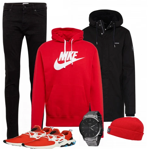 Blau Sportschuh Nike Sportswear kombinieren