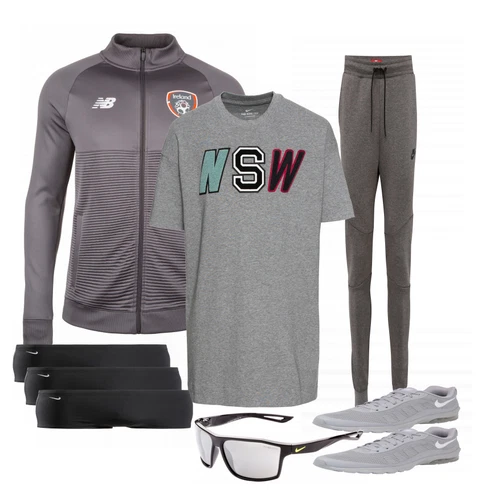 Grau Sportschuh Nike Sportswear kombinieren