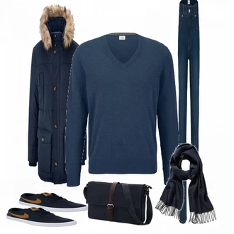 Outfit mit Blau Sneaker Nike "Nike"