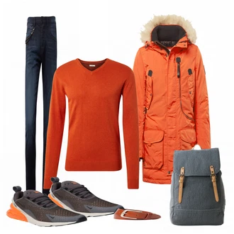 Outfit mit Schwarz Sneaker Nike "Nike"