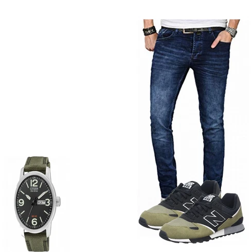 Blau Uhr Citizen kombinieren