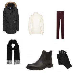 Winter Outfits mit Beige Tom Tailor "Nobis"