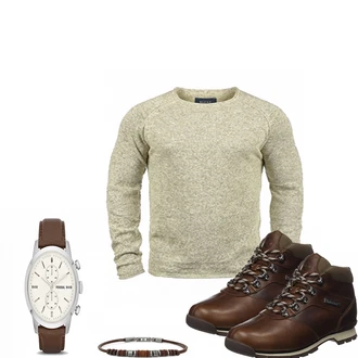 Winter Outfits mit Beige Blend "Noirhaz"