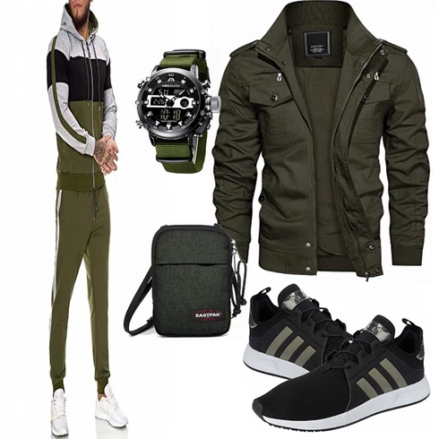 Grün Accessoire/Winter Parka KEFITEVD kombinieren