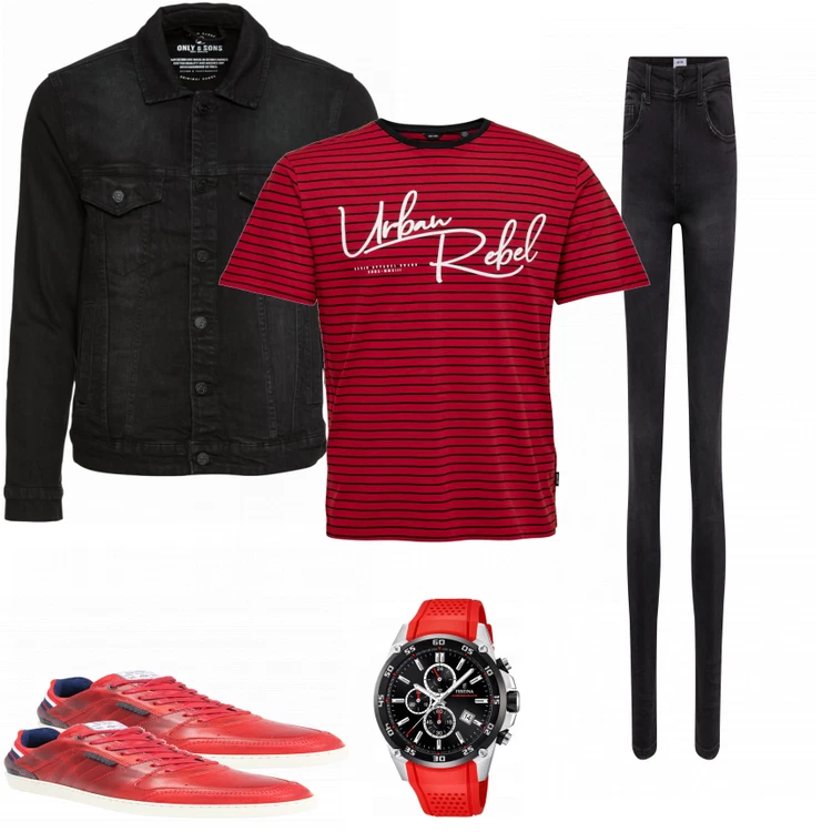 Only and Sons Red