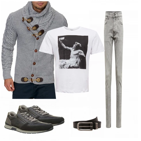 Weiß T-Shirt Only & Sons kombinieren
