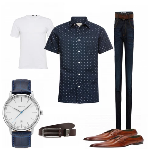 Weiß T-Shirt Only & Sons kombinieren