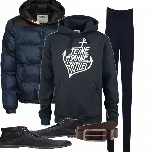 Braun Gürtel Tommy Jeans kombinieren