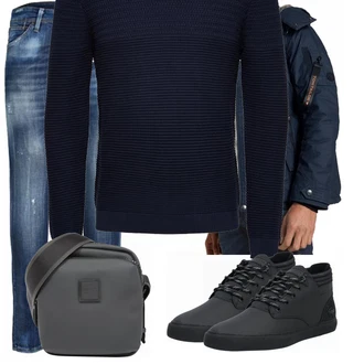 Winter Outfits mit Blau Tom Tailor "Outfit für den Winter"