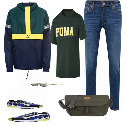 Gelb T-Shirt & Top T-Shirt Puma kombinieren