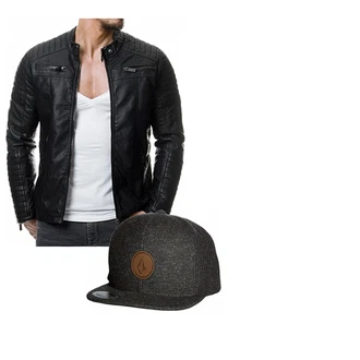 Outfit mit Blau Hut Volcom "paris"