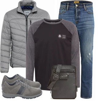 Outfit mit Blau EDC by Esprit "Perfekt für den Winter"