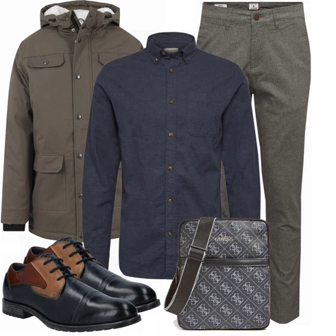 Schwarz Casual Hemd Jack & Jones kombinieren
