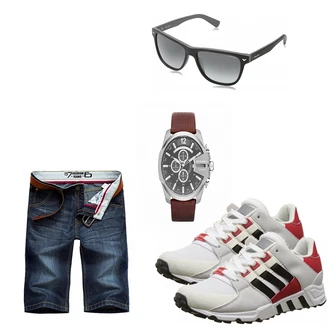 Outfit mit Schuh Adidas "Perica"