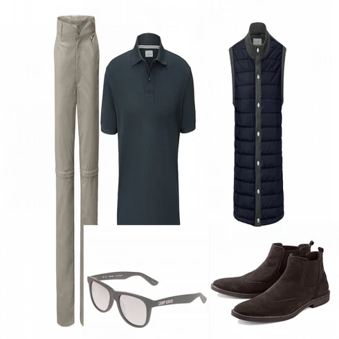Grau Sonnenbrille Camp David kombinieren