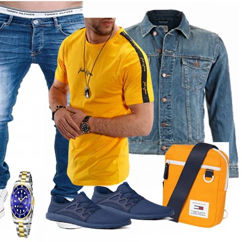 Gelb T-Shirt & Top T-Shirt Jack & Jones kombinieren