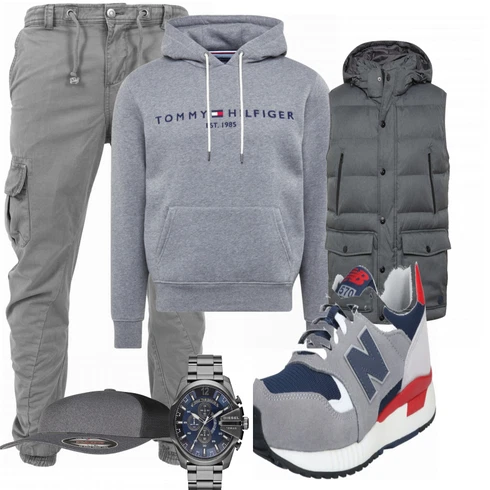 Grau Große Größe Brax kombinieren