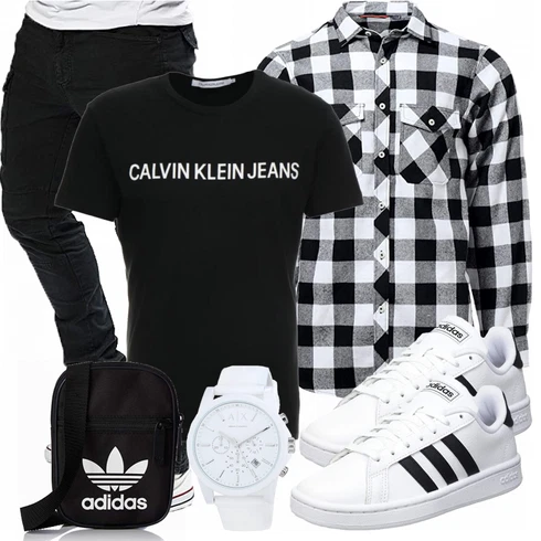 Schwarz Trachtenmode Adidas kombinieren