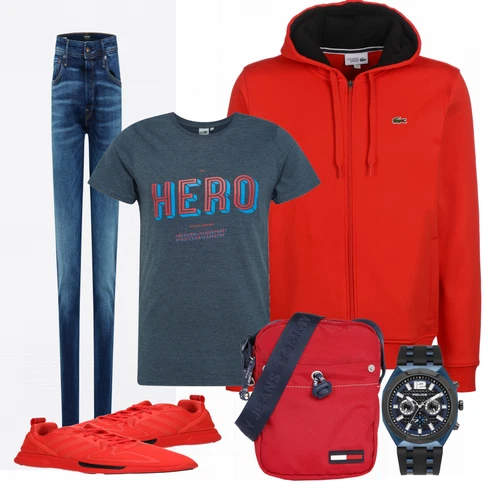 Blau/Weiß Hose Jack & Jones kombinieren