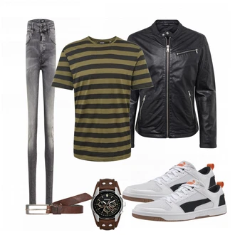 Outfit mit Grau Tigha "Puma"