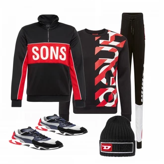 Outfit mit Rot Tigha "PUMA"