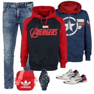 Outfit mit Beige Sneaker Puma "Puma"