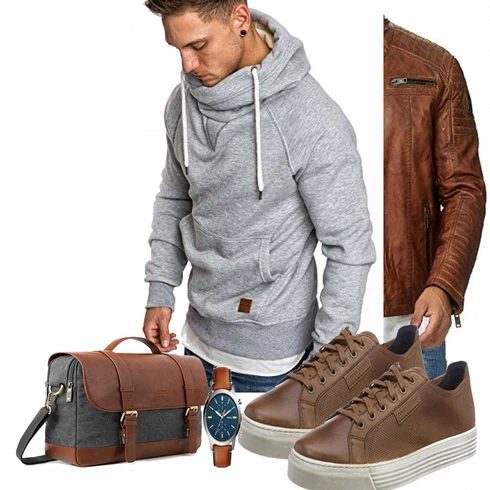 Grün/Rot Camel Active kombinieren
