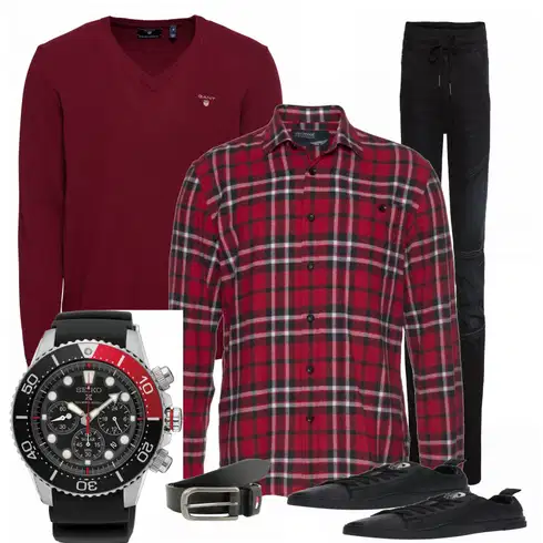 Schwarz Gürtel Tommy Jeans kombinieren